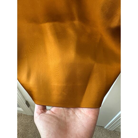 Gauge81 NWT Bima Copper Satin Mini Dress Size Large Cocktail Party - Picture 8 of 8